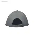 Gorra algodón personalizada 160gr gris cierre velcro
