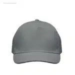 Gorra algodón personalizada 160gr gris frontal
