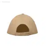 Gorra algodón personalizada 160gr marfil cierre
