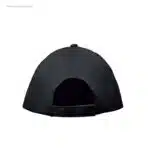 Gorra algodón personalizada 160gr negra cierre velcro