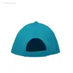 Gorra algodón personalizada 160gr turquesa cierre