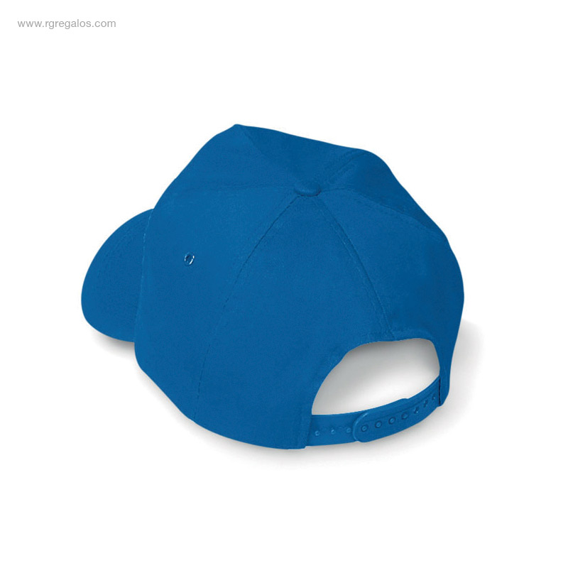 Gorra béisbol azul royal dorso RG regalos