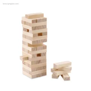 Juego madera bloques  piezas RG regalos empresa
