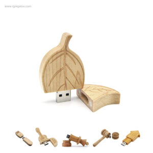 Memoria USB bambú formas especiales RG regalos empresa