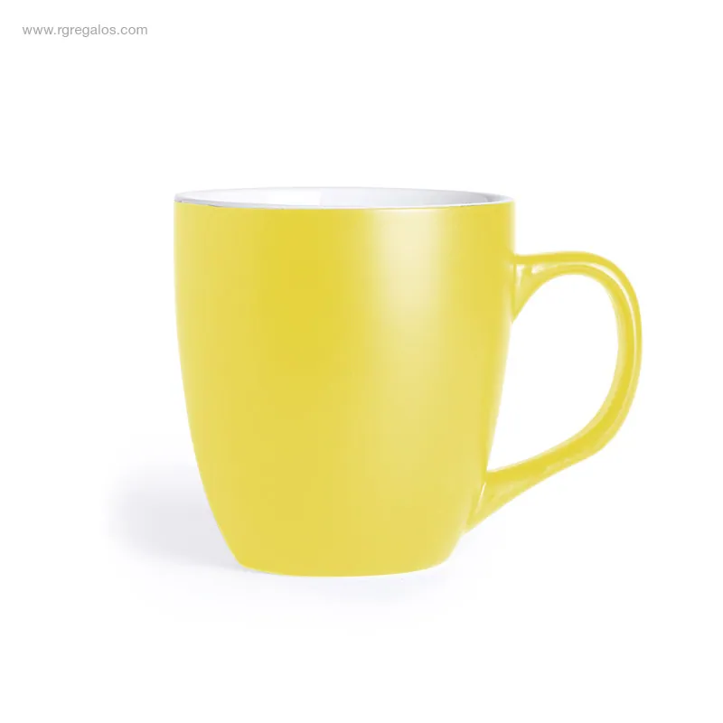 Taza-cerámica-mate-440-ml-amarilla-RG-regalos
