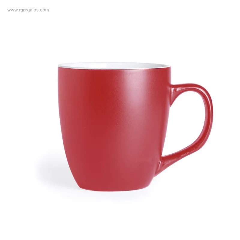 Taza-cerámica-mate-440-ml-roja-RG-regalos