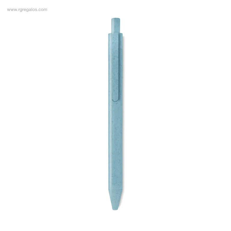 Bolígrafo-paja-y-ABS-azul-RG-regalos