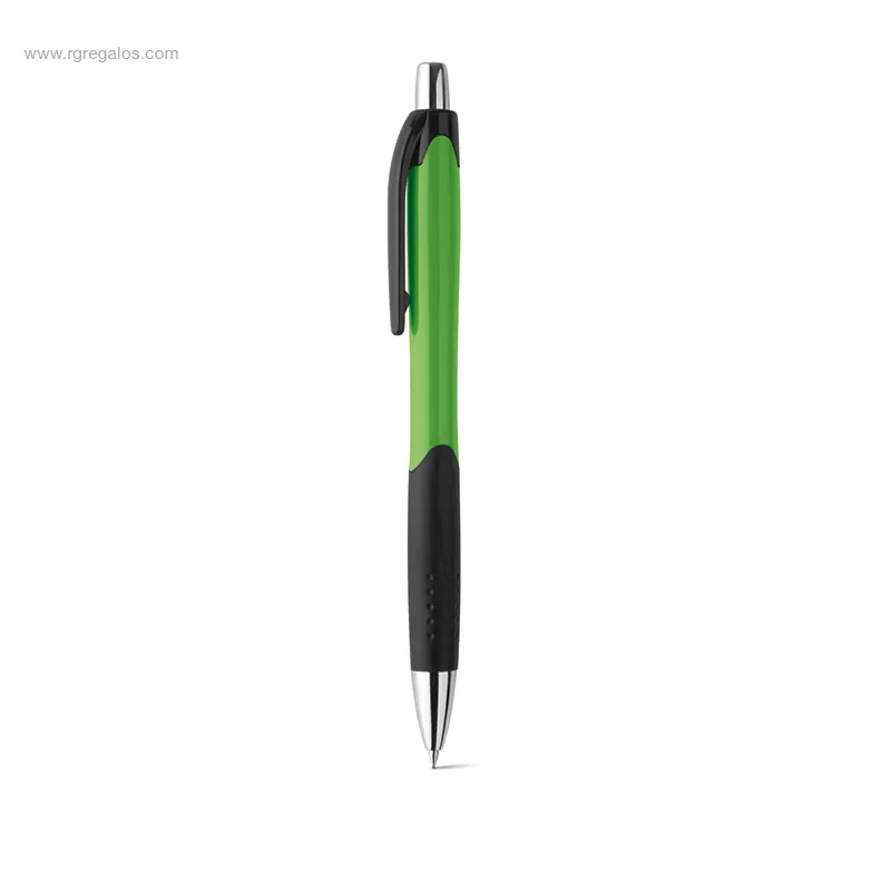 Bolígrafo-ABS-antideslizante-verde-perfil-RG-regalos