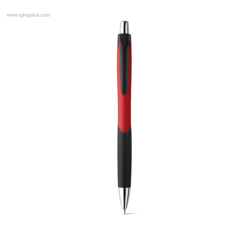 Bolígrafo antideslizante ABS rojo perfil RG regalos