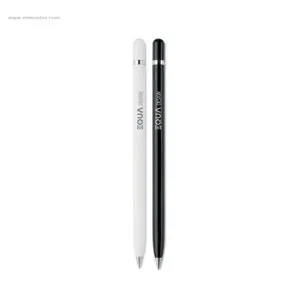 Bolígrafo sin tinta aluminio logo RG regalos publicitarios