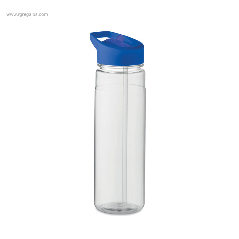 Botella RPET con boquilla 650ml azul RG regalos personalizados