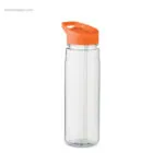 Botella RPET con boquilla 650ml naranja RG regalos personalizados