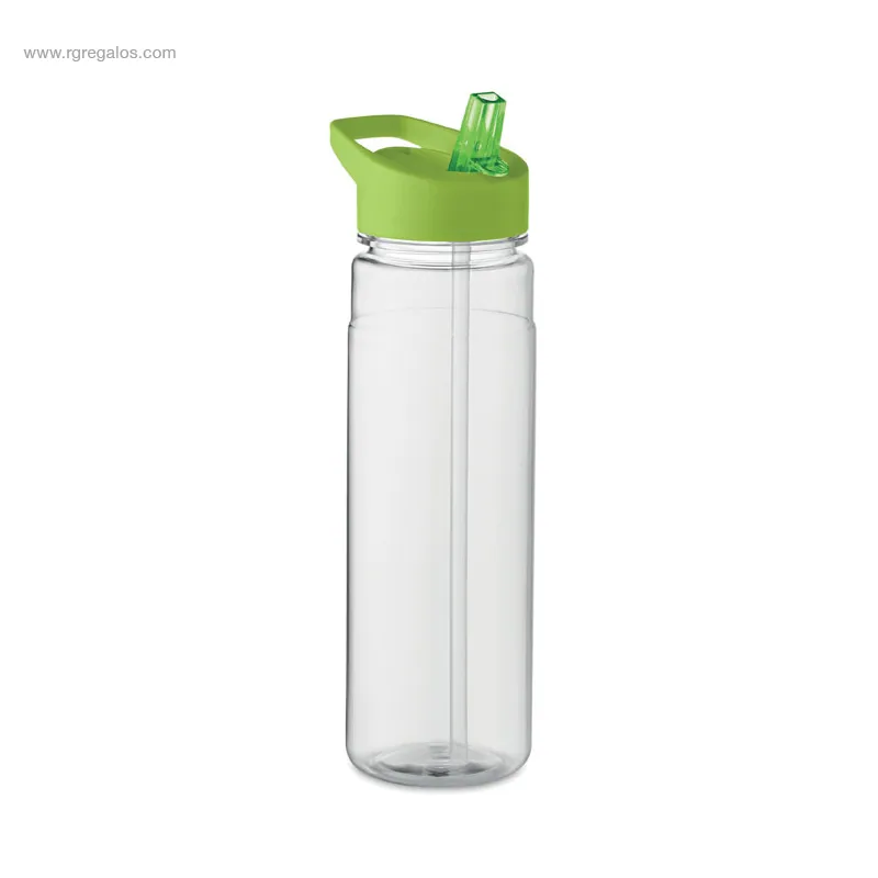 Botella RPET con boquilla 650ml verde RG regalos