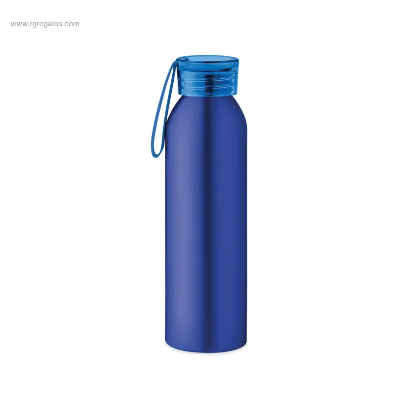 Botella aluminio con asa 600ml azul RG regalos