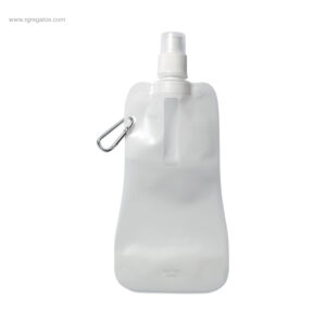 Botella plegable PET 480ml blanca RG regalos publicitarios