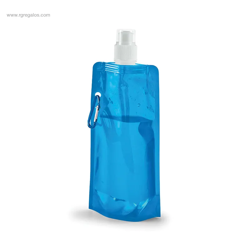 Botella plegable barata 460ml azul RG regalos publicitarios
