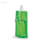 Botella plegable barata 460ml verde RG regalos publicitarios