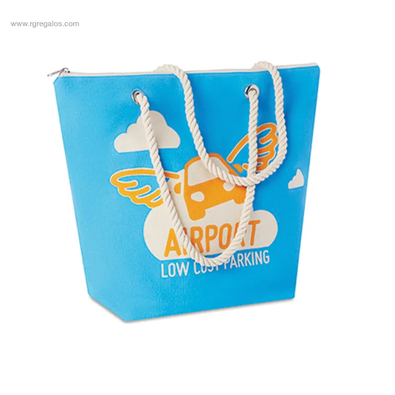 Bolsa de playa personalizada asas cuerda RG regalos