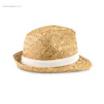 Sombrero de paja personalizado cinta blanca RG regalos publicitarios