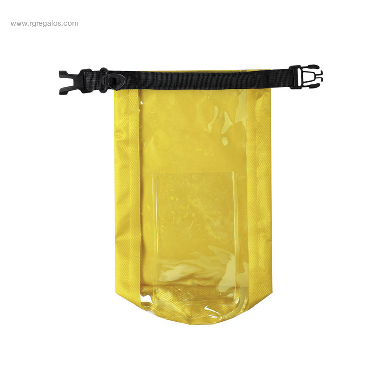Bolsa impermeable 2L con ventana amarilla