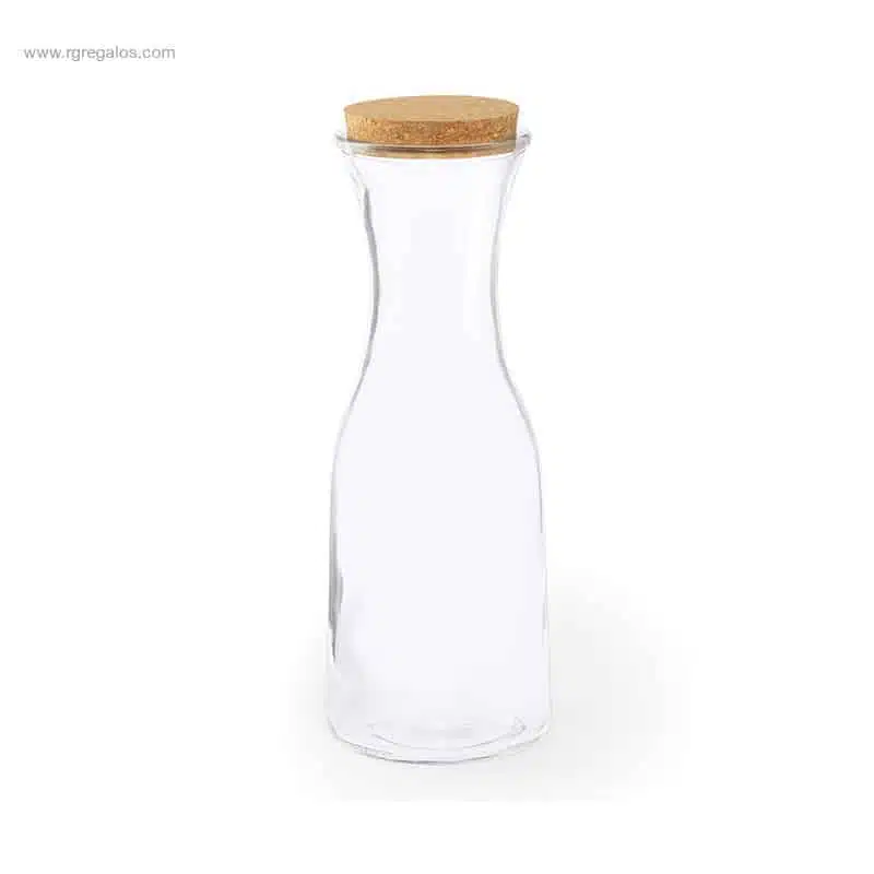 Botella de cristal 1L tapón corcho