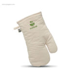 Manopla algodón orgánico personalizada logo para regalo publicitario