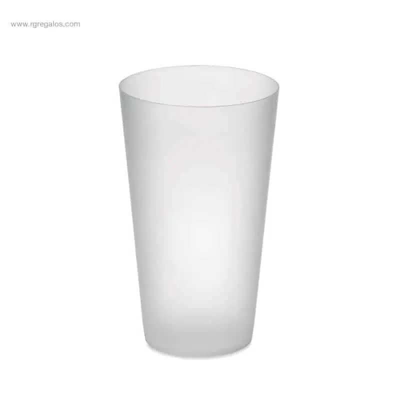 Vaso reutilizable PP 550 ml personalizable para eventos, festivales y conciertos
