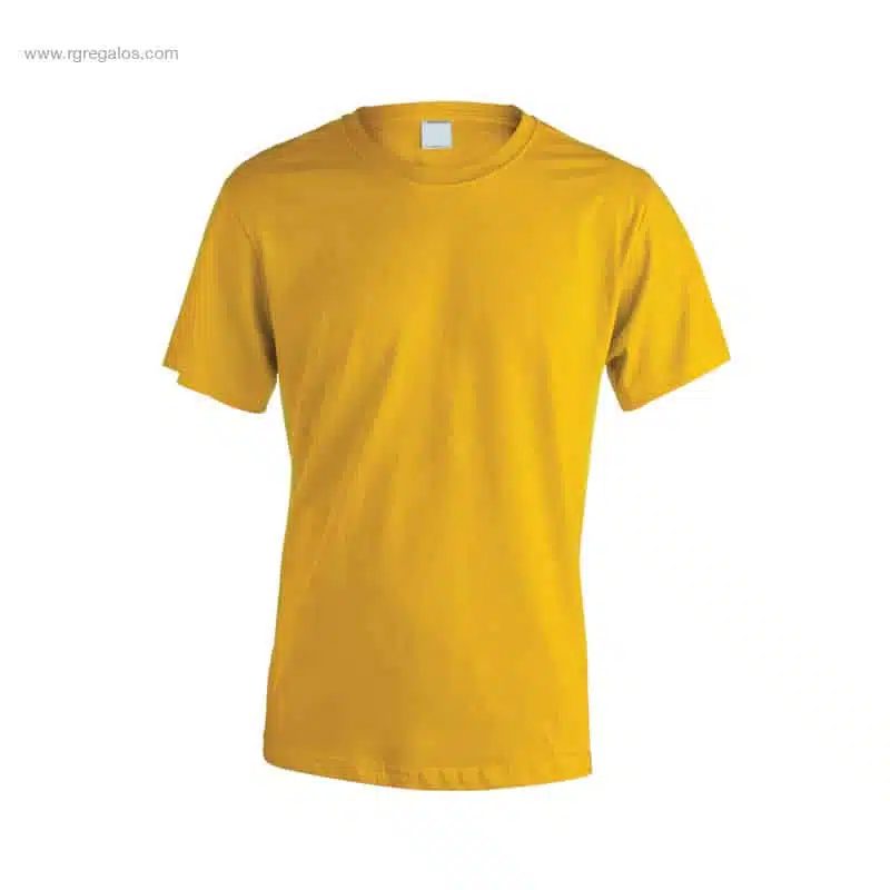 Camiseta personalizada algodón 150gr amarillo girasol