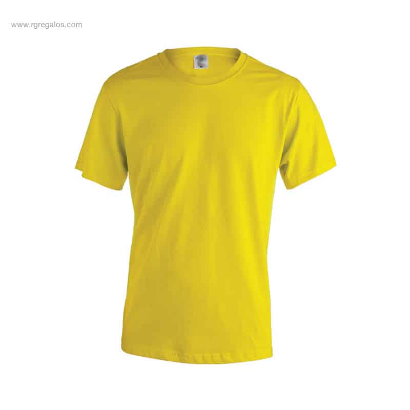 Camiseta personalizada algodón 150gr amarillo limón