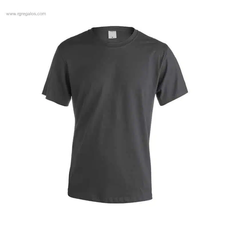 Camiseta personalizada algodón 150gr gris plomo para merchandising