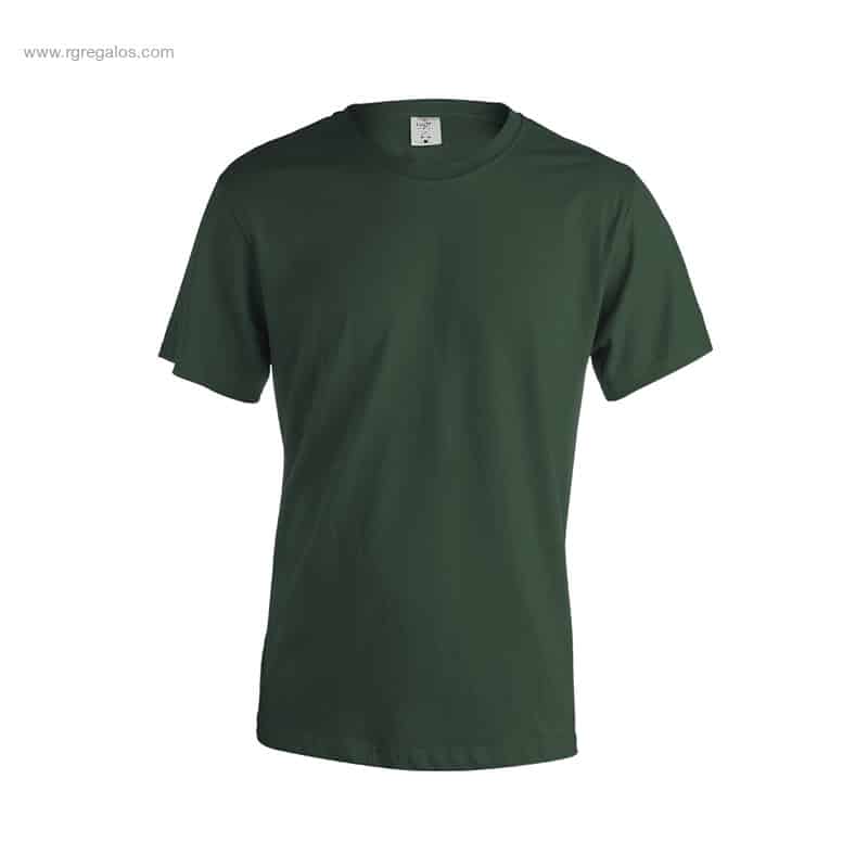 Camiseta personalizada algodón 150 gr verde botella