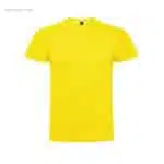 Camiseta personalizada algodón 180gr amarillo limón merchandising corporativo