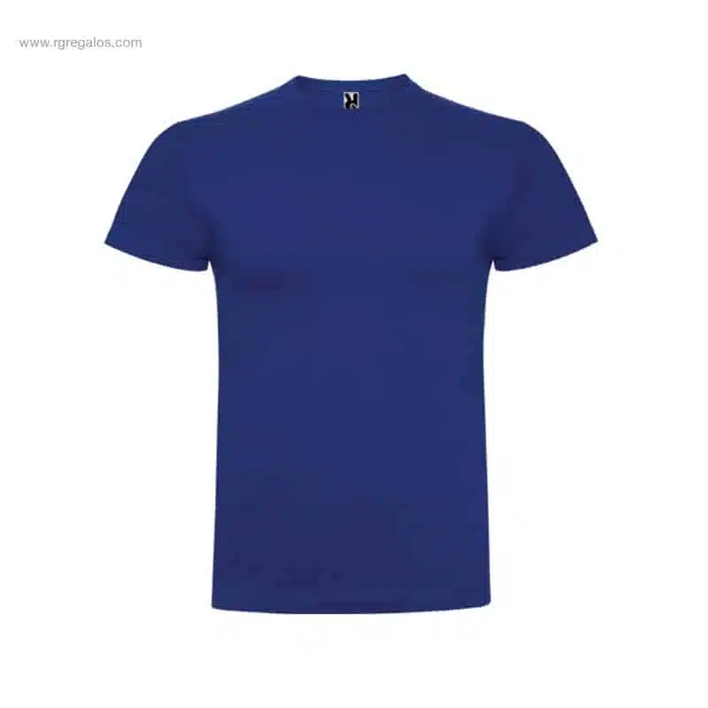 Camiseta personalizada algodón 180gr azul royal merchandising corporativo