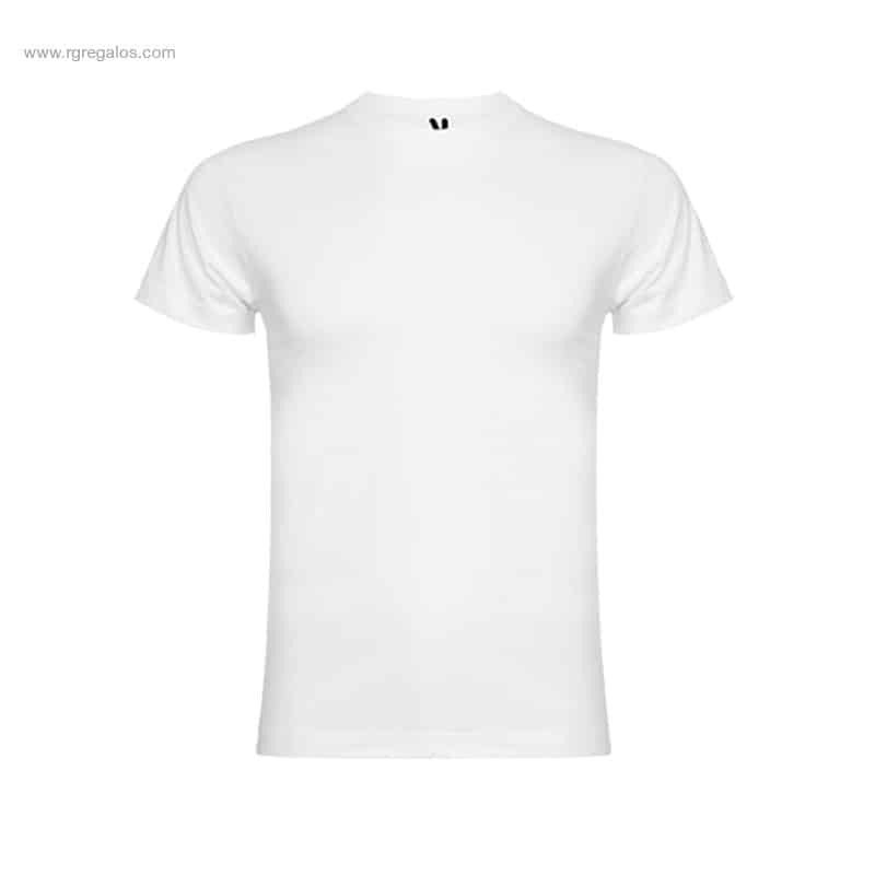 Camiseta personalizada algodón 180gr blanca merchandising corporativo