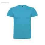 Camiseta personalizada algodón 180gr turquesa merchandising corporativo