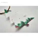 Adorno navideño papel semillas árbol Navidad detalle