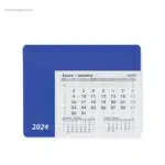 Alfombrilla calendario calendario 2024 azul para logo