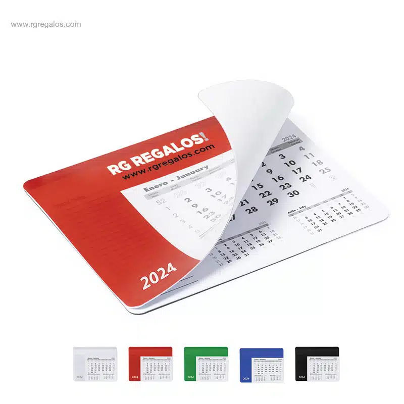Alfombrilla calendario calendario 2024 personalizado
