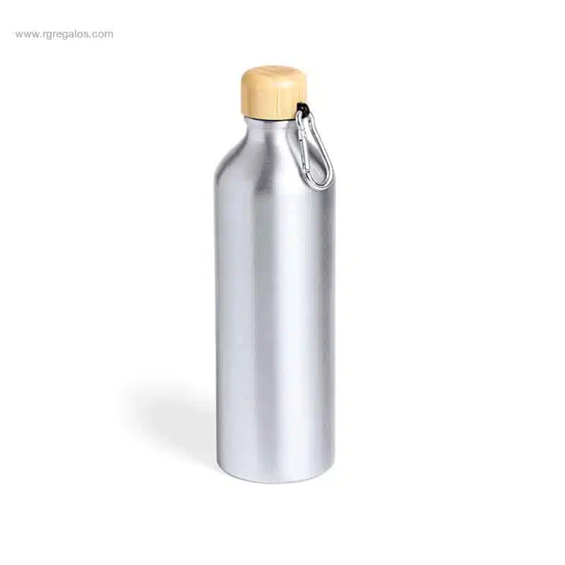 Botella-aluminio-tapon-bambu-800ML