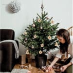 Set 6 adornos madera navidad para decorar