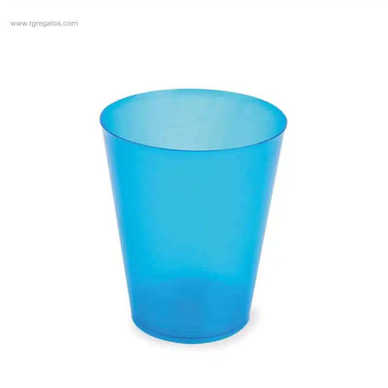 Vaso reutilizable colores 500 ML azul