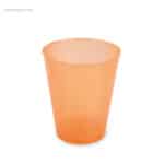 Vaso reutilizable colores 500 ML naranja