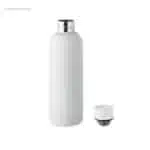 Botella acero inox reciclado 500ml blanca