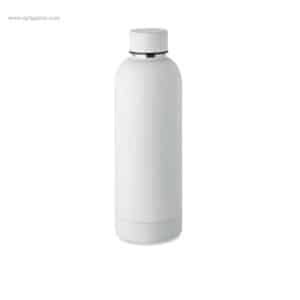 Botella acero inox reciclado blanca