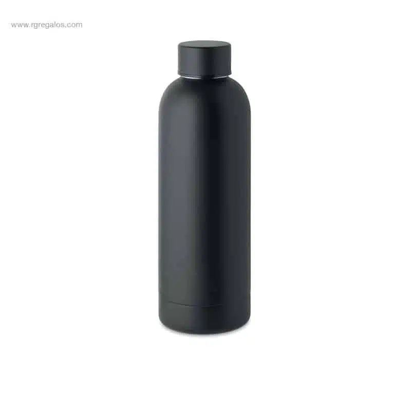 Botella acero inox reciclado negra