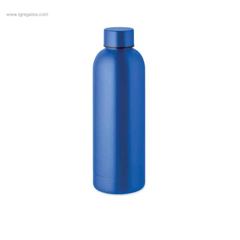Botella acero inox reciclado azul