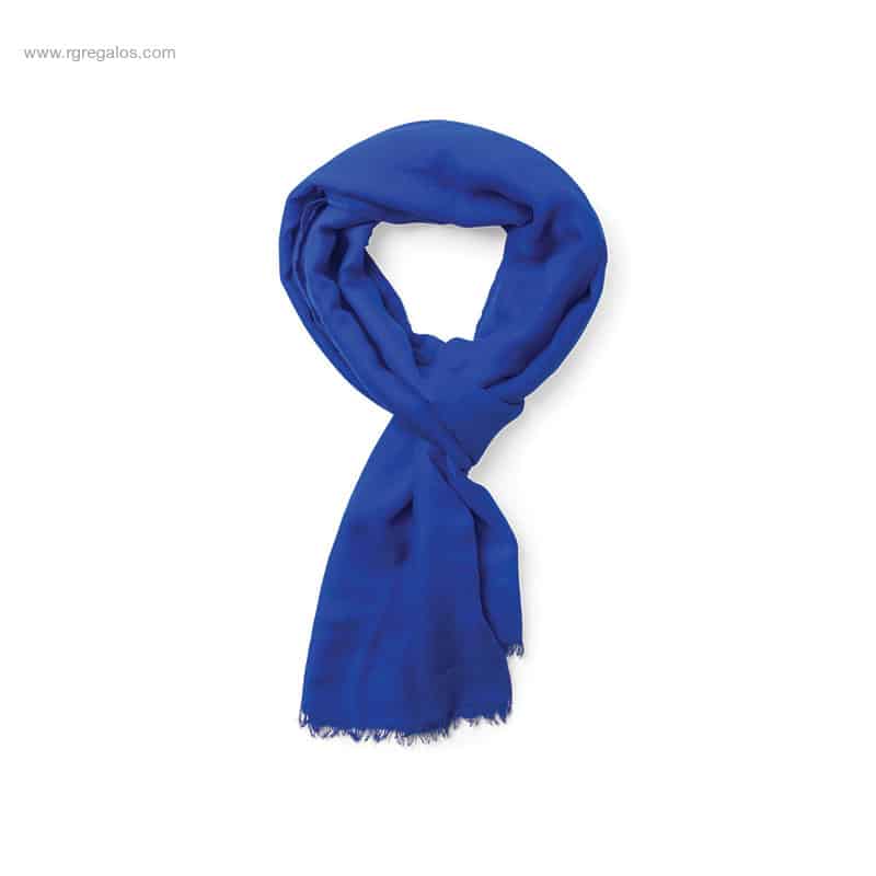 Pañuelo foulard para personalizar azul