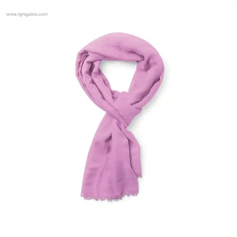 Pañuelo foulard para personalizar rosa