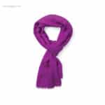 Pañuelo foulard para personalizar violeta