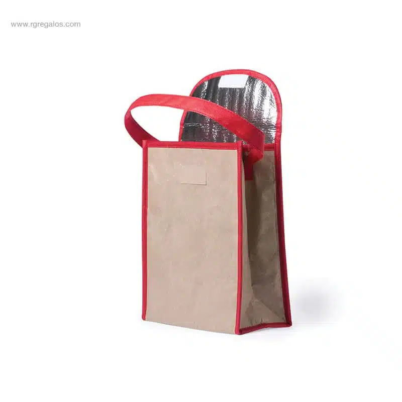 Bolsa térmica papel reciclado para regalo promocional